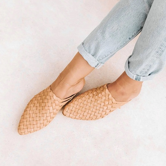 liberte Shoes - Liberte Prague Woven Mule - Cream, size 38